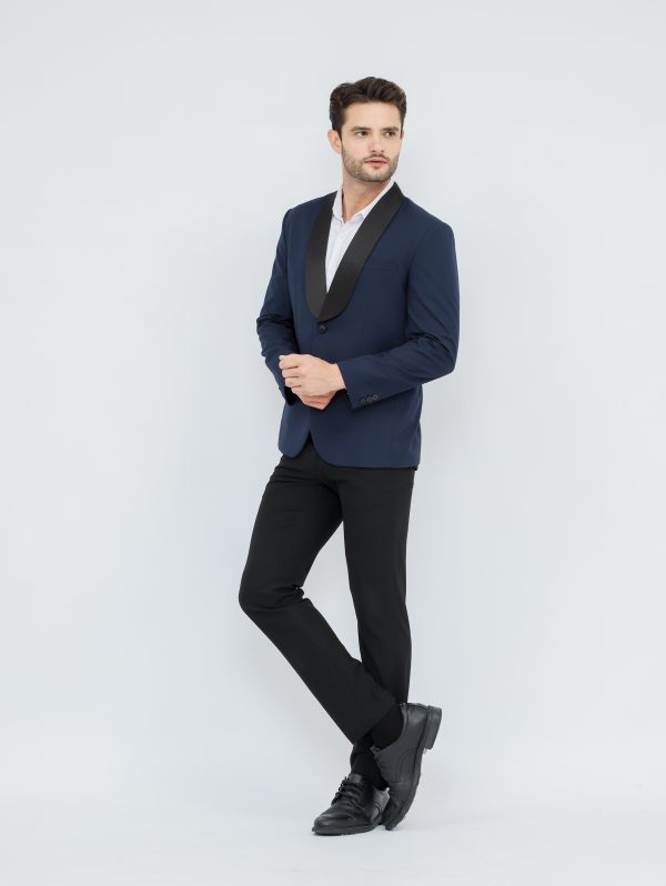 Jas Pria Premium Navy, Tampil Berkelas & Berwibawa - Gambar 3