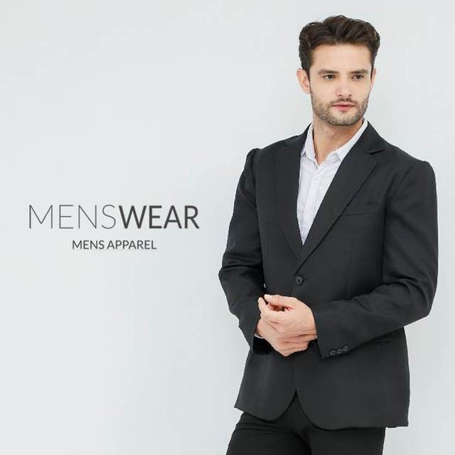 Jas Charcoal Elegance MENSWEAR
